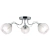 Plafon chromowany szklany 3-punktowy 58cm 8961/3 z serii RUBY - Lampy Elem